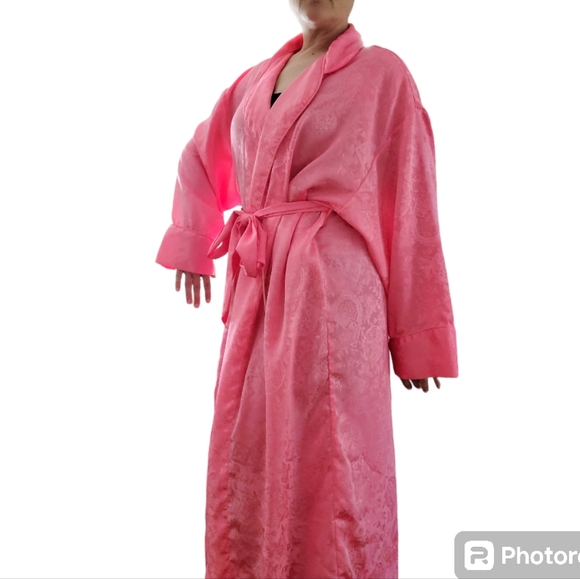 GOLD LABEL Victoria's Secret Vintage VS Robe M/L Silky - Picture 6 of 16